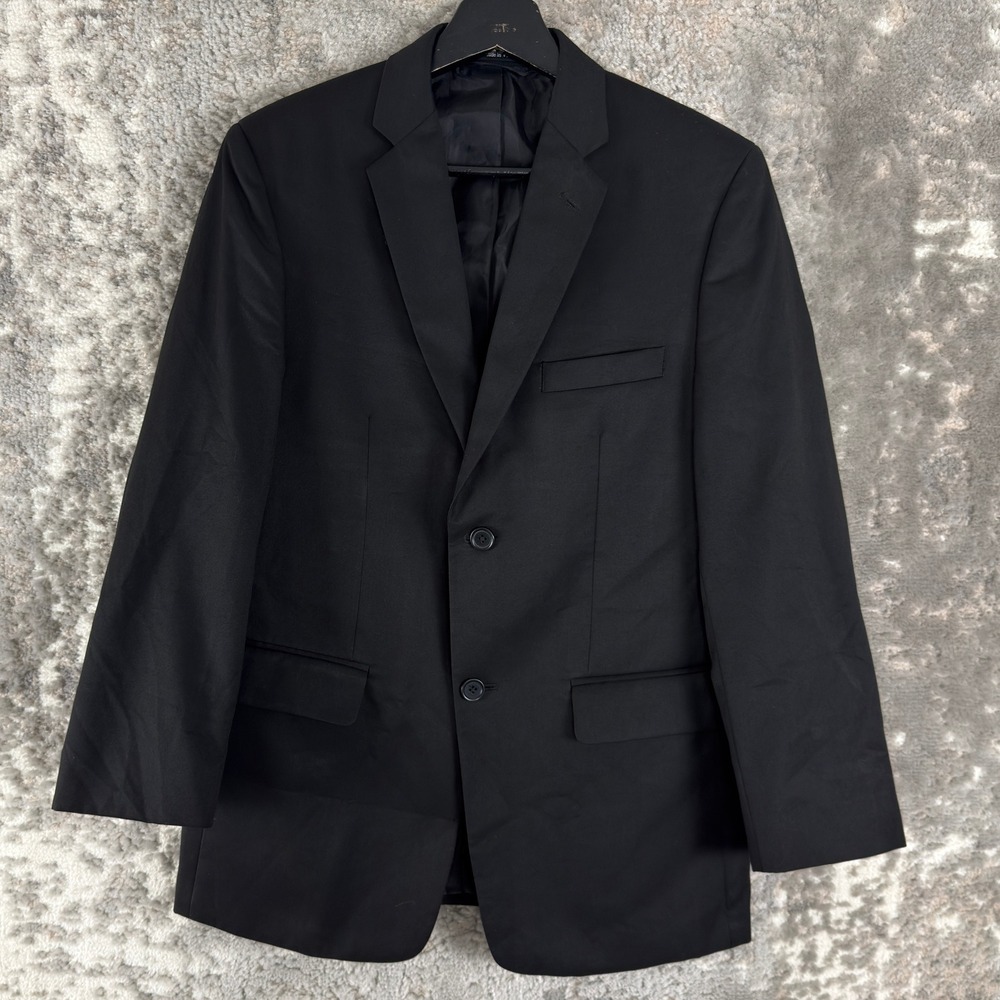 Joseph & Feiss Size 18 Two Button Formal Suit Jacket Blazer Black LS Boys